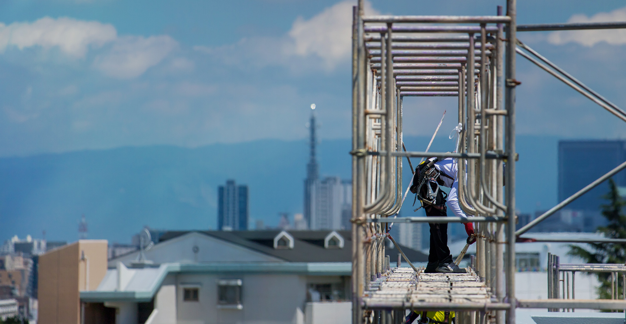 確かな足場で、職人の技を最大限に発揮